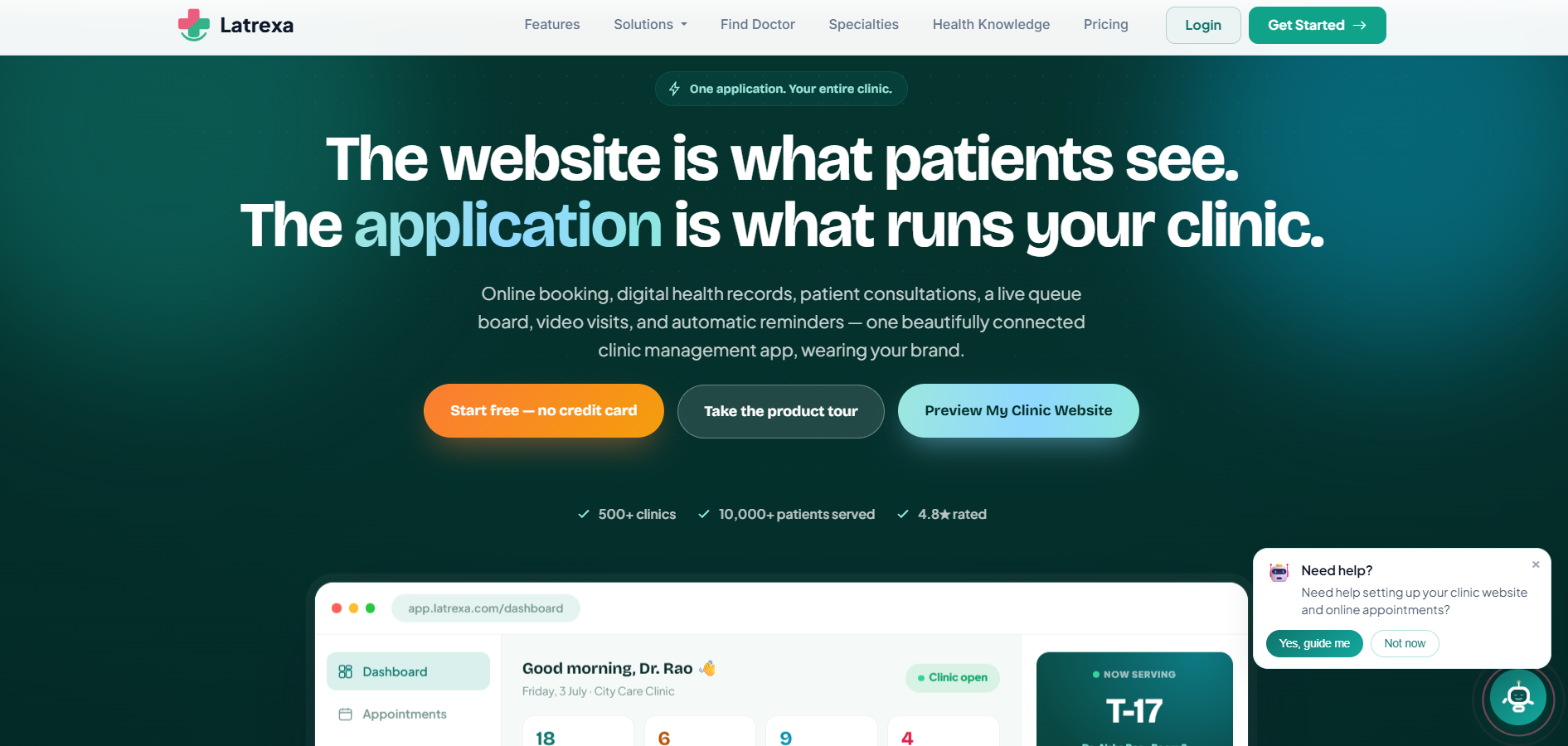Latrexa — Clinic Management Platform